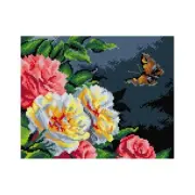 Printed Canvas for Tapestry Gobelin "Floral Still Life" 3127