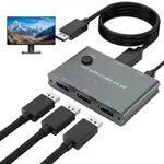 易控王 3X1 三進一出DP切換器 DISPLAYPORT 選擇器 (40-218-07)