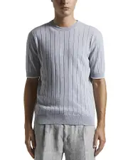 Peserico Short Sleeve Textured Sweater