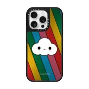 iPhone 16 Pro Mirror Case MagSafe Compatible Little Cloud Rainbow