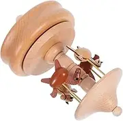 ibasenice Box Rotating Music Box with Melodious Tunes Vintage Musical Jewelry Box for Women Handmade Home Decor for Special Occasions Unique Birthday Present for Adults Sturdy Construction