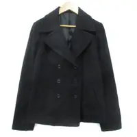 在飛比找蝦皮購物優惠-Ohh XUMU外套 海軍大衣羊毛 短版 黑色 日本直送 二