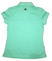 RTLS $60 ADIDAS WOMEN CLIMALITE SPRING GREEN GOLF SHIRT SZ S