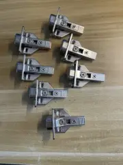 Lot Of 7 Blum 120 Degree Clip Top Full Overlay/ Self-closing Hing With Mount
