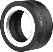 xinyee Manual Lens Mount Adapter Ring Aluminum Alloy for M42-Mount Lens to Nikon Z5/Z6/Z7/Z50 Z-Mount Mirrorless Camera