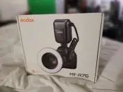 US Godox MF-R76 Macro Ring Flash Close Up Speedlite 5000K For Canon Nikon Sony
