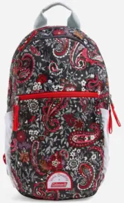 Vera Bradley + Coleman Cooler Backpack Eden Paisley Gray Limited Edition