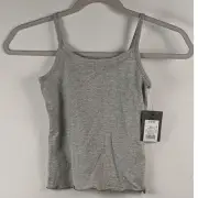 Art Class Heather Gray Tank S (6/6X) Active Wear Top Cotton Blend Classic Summer