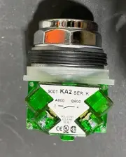 Square D 9001KRIGH5 Harmony Industrial green momentary button