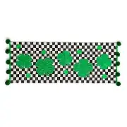 MacKENZIE CHILDS LUCKY CLOVER TABLE RUNNER BNWT