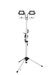 2400 Lumen LED Tripod Work Light Cast Iron Rugged Heavy Duty Outdoor Workshop