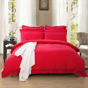 Tailored Super Soft Queen Size Quilt/Doona/Duvet Cover Set - Red
