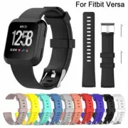 For Fitbit Versa Replacement Silicone Rubber Classic Band Strap Wrist Small