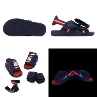 【NIKE 耐吉】涼鞋 Jordan LS Slide PSG 男鞋 藍 紅 聯名 可拆式小包 拖鞋(DJ2992-400)