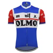 Retro Mens OLMO Cycling team Jersey Bicycle Jersey Bike Jersey Cycling Shirt Top