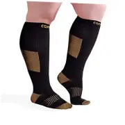 Compression Socks For Women Wide Calf - Compression Socks Men, Copper