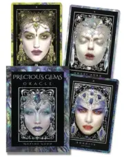 PRECIOUS GEMS ORACLE KIT Deck Card Book Set fantasy art Maxine Gadd tarot cards