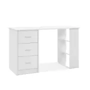 Office Computer Desk Student Study Table Workstation 3 Drawers Shelf 120cm