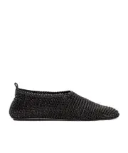 Totême Wovened Round Toe Ballet Flats 35,36,37,38,39,40,41,42 Black