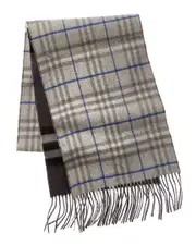 Burberry Reversible Check Cashmere Scarf