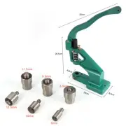 Press Punch Machine 3 Die Grommet Eyelet Hand Tool Banner Flag UK Stock HOT GGR3