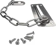 1PCS Door Chain - Door Security Chain - Stainless Steel Door Lock - Front Door Lock - Anti-Theft Door Restrictor - Home Apartment Hotel Bedroom