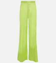[Self-Portrait] Self-Portrait Wide-leg sequined pants AU 14 green