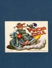 1980 Topps Weird Wheel #50 PSYCHO CYCLE!