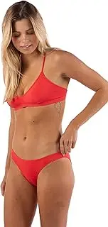 Rip Curl Women's Athletic Criss Cross Surf Bikini Top with Adjustable Straps-Bathing Suit for Beach & Pool