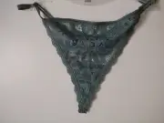 GILLY HICKS XL THONG STRING GREENISH NEW W. TAGS