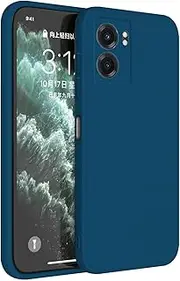 [HAFFAN] TPU Silicone Case Compatible with Realme Narzo 50 5G / Oppo A77 5G (6.58 inches), Mobile Phone Case - Sapphire Blue