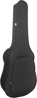 ａ aternee Bass Guitar Bag Guitar Gig Bag Dual Adjustable Shoulder Strap Padded Acoustic Guitar Bag Electric Guitar Case for Outside, Black