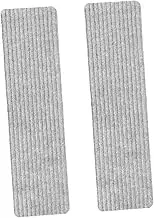 2Pcs Non Slip Stair Treads Self Adhesive Outdoor Carpet Pads for Pets Grey Easy to Clean and Reusable for Home Stair Safety