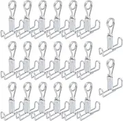 20PCS Stainless Steel Rubber Tube Sealing Clips, Laboratory Grade Latex Tube Clamps, Ideal for Spring Water Plugs and Secure Sealing