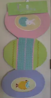 Easter Chick, Bunny and Eggs Shaped Table Runner