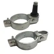 1x 90NB Clamp On Hinge Set for Steel Post (CH90) - Gate Farm Fence Cattle Yard