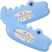 SWOOMEY 2Pcs Water Thermometer for Resistant Pool Bath Temperature Gauge Reliable Design for Safe Bathing for Newborns