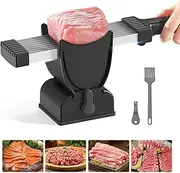 XANRONKJ Korean Multifunctional Small Manual Fresh Raw Meat Slicer Cleaver (Grey)