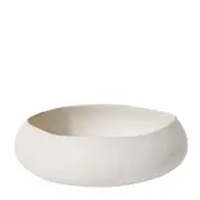 [James Lane] Matias Bowl Sandy White - 39cm x 39cm x 13cm