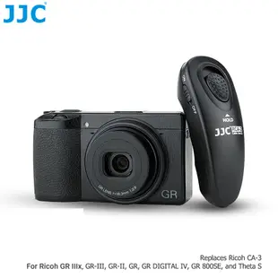 JJC RCA-2II 快門線遙控 Ricoh GR3x GR3 GR2 相機連拍延時長曝光 替代理光CA-3快門線