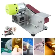 Electric Belt Sanding Machine Mini Bench Grinder 7 Adjustable Speed Polishing