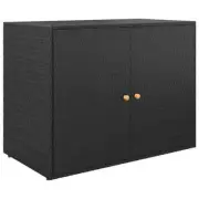 Outdoor Storage Cabinet Garden Patio Sheds Deck Tool Shelf Rack Cupboard 100cm