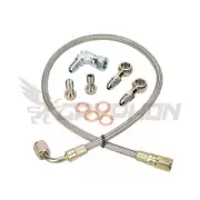 Braided Turbo Oil Feed Line for Peugeot 208 308 508 3008 4008 5008 1.6 HDi DV6 (for: Peugeot)