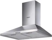 Devanti Range Hood 60Cm 600Mm Rangehood Kitchen Canopy Chimney Wall Mount, St...