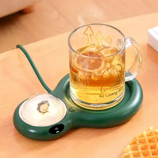 新品智能恒溫N808雙糖暖杯墊55度自動觸控咖啡牛奶加熱桌面暖暖杯