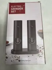Electric Salt & Pepper Grinder Set Battery Operated