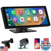 Carplay Screen for Car, 10.26 Inch Portable Touch Screen Car Stereo with Wire
