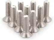 20pcs M3*35mm 316 Stainless Steel Flat Screws Inner Hexagon Socket Countersunk Head Stainless Nails,Bolts