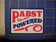 NEW PABST BLUE RIBBON PABST POWERED REFRIGERATOR MAGNET! PBR