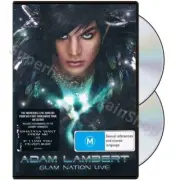 Adam Lambert - Glam Nation Live (DVD + CD Set, 2011, 2-Disc) Region 4 [SEALED]